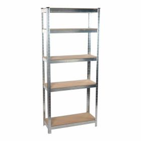 Étagère Kinzo Bois Acier inoxydable 5 Etagères 750 kg 75 x 30 x 172 cm: Plus de 300.000 produits de grandes marques en vente dir