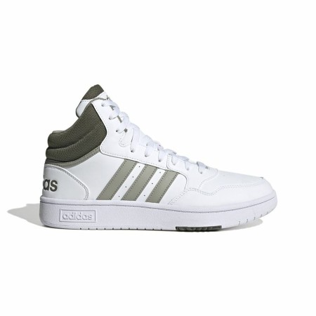 Chaussures de Basket-Ball pour Adultes Adidas Hoops 3.0 Mid Blanc: Plus de 300.000 produits de grandes marques en vente directe 