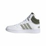 Chaussures de Basket-Ball pour Adultes Adidas Hoops 3.0 Mid Blanc: Plus de 300.000 produits de grandes marques en vente directe 