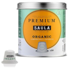 Capsules de café avec étui Saula COMPOSTABLE ECOLOGICO (20 Unités): Plus de 300.000 produits de grandes marques en vente directe