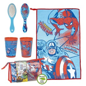 Ensemble de Toilette pour Enfant de Voyage The Avengers Bleu 23 x 15 x 8 cm 4 Pièces: Plus de 300.000 produits de grandes marque