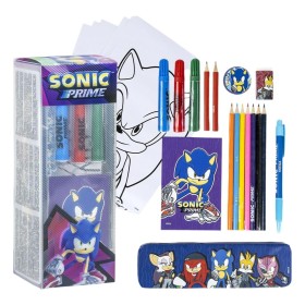 Ensemble de Papeterie Sonic Bleu 24 Pièces: Plus de 300.000 produits de grandes marques en vente directe à prix usine sur cadeau