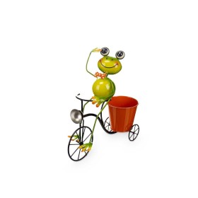 Cache-pot Ibergarden 324-26939A Jaune Rouge Vert Métal Bicyclette Grenouille 31,5 x 32 x 17 cm: Plus de 300.000 produits de gran