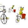 Cache-pot Ibergarden 324-26939A Jaune Rouge Vert Métal Bicyclette Grenouille 31,5 x 32 x 17 cm: Plus de 300.000 produits de gran