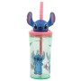 Verre avec Paille Stitch Sweet Bleu Lila PVC 360 ml 3D: Plus de 300.000 produits de grandes marques en vente directe à prix usin