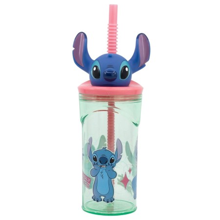 Verre avec Paille Stitch Sweet Bleu Lila PVC 360 ml 3D: Plus de 300.000 produits de grandes marques en vente directe à prix usin