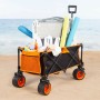 Chariot Multi-usages Aktive Orange Polyester PVC Acier 86 x 108 x 44 cm Pliable Plage: Plus de 300.000 produits de grandes marqu