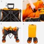 Chariot Multi-usages Aktive Orange Polyester PVC Acier 86 x 108 x 44 cm Pliable Plage: Plus de 300.000 produits de grandes marqu