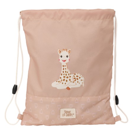 Sac à dos serré par des ficelles Sophie la Girafe Beige 26 x 34 x 1 cm: Plus de 300.000 produits de grandes marques en vente dir