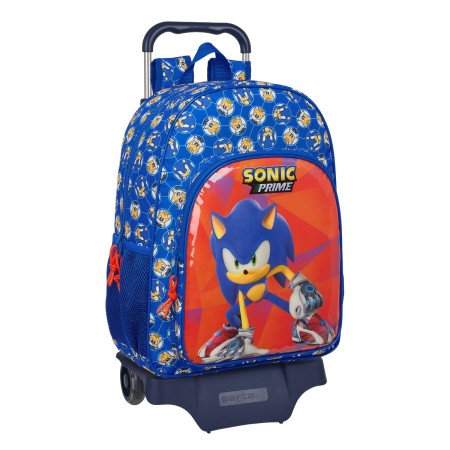 Cartable à roulettes Sonic Prime Bleu 33 x 42 x 14 cm: Plus de 300.000 produits de grandes marques en vente directe à prix usine
