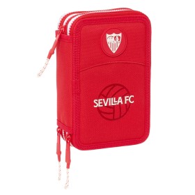 Pochette à crayons triple Sevilla Fútbol Club Rouge 12,5 x 19,5 x 5,5 cm 36 Pièces: Plus de 300.000 produits de grandes marques 