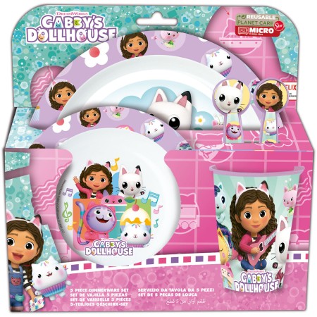 Set de vaisselle pour enfants Gabby's Dollhouse Party (5 Pièces): Plus de 300.000 produits de grandes marques en vente directe à