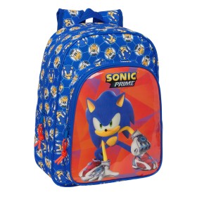 Cartable Sonic Prime Bleu 26 x 34 x 11 cm: Plus de 300.000 produits de grandes marques en vente directe à prix usine sur cadeauf