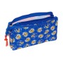 Trousse Fourre-Tout Triple Sonic Prime Bleu 22 x 12 x 3 cm: Plus de 300.000 produits de grandes marques en vente directe à prix 