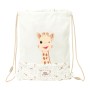 Sac à dos serré par des ficelles Sophie la Girafe Beige 26 x 34 x 1 cm: Plus de 300.000 produits de grandes marques en vente dir