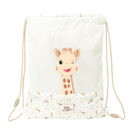 Sac à dos serré par des ficelles Sophie la Girafe Beige 26 x 34 x 1 cm: Plus de 300.000 produits de grandes marques en vente dir