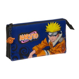 Trousse Fourre-Tout Triple Naruto Ninja Bleu Noir 22 x 12 x 3 cm: Plus de 300.000 produits de grandes marques en vente directe à
