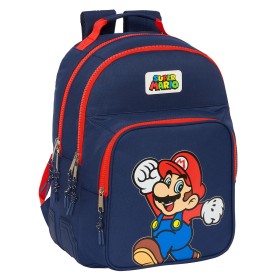 Cartable Super Mario World Blue marine 32 x 42 x 15 cm: Plus de 300.000 produits de grandes marques en vente directe à prix usin