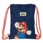 Sac à dos serré par des ficelles Super Mario World Blue marine 26 x 34 x 1 cm: Plus de 300.000 produits de grandes marques en ve