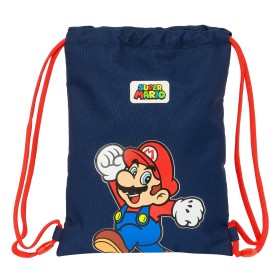 Sac à dos serré par des ficelles Super Mario World Blue marine 26 x 34 x 1 cm: Plus de 300.000 produits de grandes marques en ve