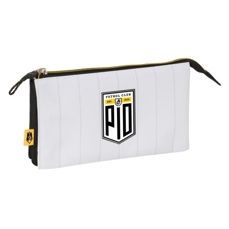 Trousse Fourre-Tout Triple Kings League PÍo Blanc Noir 22 x 12 x 3 cm: Plus de 300.000 produits de grandes marques en vente dire
