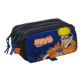 Trousse Fourre-Tout Triple Naruto Ninja Bleu Noir 21,5 x 10 x 8 cm: Plus de 300.000 produits de grandes marques en vente directe