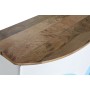 Meuble d'Appoint Home ESPRIT Blanc Marron Turquoise Verre Fer Bois de manguier 157 x 52 x 90 cm: Plus de 300.000 produits de gra