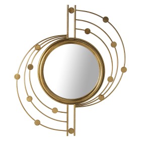 Miroir mural Alexandra House Living Doré Métal 66 x 3 x 78 cm Rond: Plus de 300.000 produits de grandes marques en vente directe