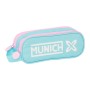 Trousse Fourre-Tout Double Munich Heaven Bleu ciel 21 x 8 x 6 cm: Plus de 300.000 produits de grandes marques en vente directe à