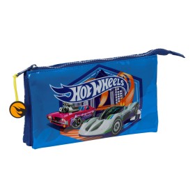Trousse Fourre-Tout Triple Hot Wheels Sonny Blue marine 22 x 12 x 3 cm: Plus de 300.000 produits de grandes marques en vente dir