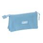 Trousse Fourre-Tout Triple Munich Basic Bleu 22 x 12 x 3 cm: Plus de 300.000 produits de grandes marques en vente directe à prix