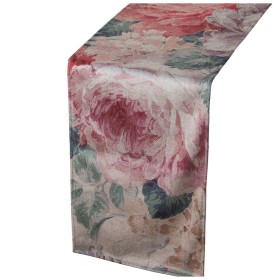 Chemin de Table Alexandra House Living Rose Textile 180 x 30 cm Velours Floral: Plus de 300.000 produits de grandes marques en v