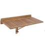 Table pliante pour balcon Nina Nina Marron Bois d'acacia 80 x 47 x 45 cm: Plus de 300.000 produits de grandes marques en vente d
