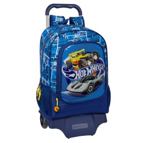 Cartable à roulettes Hot Wheels Sonny Blue marine 32 x 42 x 14 cm: Plus de 300.000 produits de grandes marques en vente directe 