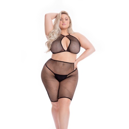 Ensemble de Lingerie Pink Lipstick Noir (XL): Plus de 300.000 produits de grandes marques en vente directe à prix usine sur cade