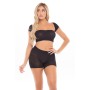Ensemble de Lingerie Pink Lipstick Noir (Taille unique): Plus de 300.000 produits de grandes marques en vente directe à prix usi