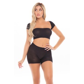 Ensemble de Lingerie Pink Lipstick Noir (Taille unique): Plus de 300.000 produits de grandes marques en vente directe à prix usi