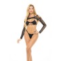Ensemble de Lingerie Pink Lipstick Noir (Taille unique): Plus de 300.000 produits de grandes marques en vente directe à prix usi