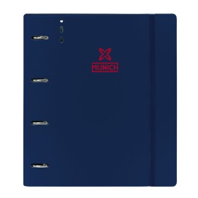 Reliure à anneaux Munich Royal Bleu 27 X 32 X 4 cm: Plus de 300.000 produits de grandes marques en vente directe à prix usine su