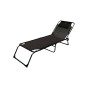 Marbueno Chaise Longue Pliante Acier Avec Coussin Jardin et Piscine 190X58X27 cm Noire 10004: Plus de 300.000 produits de grande