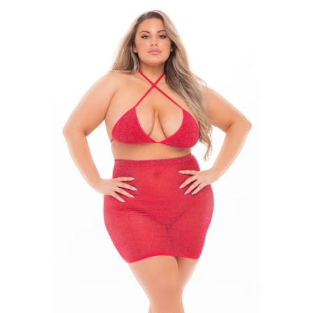 Ensemble de Lingerie Pink Lipstick Rouge (XL): Plus de 300.000 produits de grandes marques en vente directe à prix usine sur cad