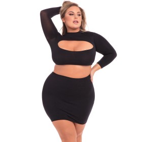 Ensemble de Lingerie Pink Lipstick Noir (3XL/4XL): Plus de 300.000 produits de grandes marques en vente directe à prix usine sur