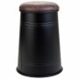 Tabouret Alexandra House Living Noir Polyuréthane Métal Contre-plaqué 27 x 27 x 47 cm: Plus de 300.000 produits de grandes marqu