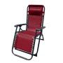 Marbueno Chaise Longue Pliable Acier Avec Coussin Jardin et Piscine 90X66X108 cm Gravité Zéro Bordeaux 10010: Plus de 300.000 pr