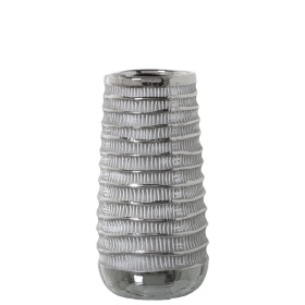 Vase Alexandra House Living Blanc Argenté Céramique 13 x 25 cm: Plus de 300.000 produits de grandes marques en vente directe à p