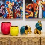 Figurine Décorative Alexandra House Living Doré Acrylique Plastique Mélamine Lion: Plus de 300.000 produits de grandes marques e