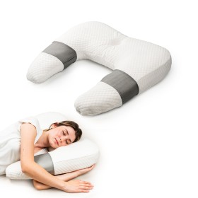 Oreiller Ergonomique Multifonctions Ullow InnovaGoods: Plus de 300.000 produits de grandes marques en vente directe à prix usine