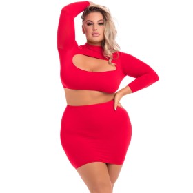 Ensemble de Lingerie Pink Lipstick Rouge (3XL/4XL): Plus de 300.000 produits de grandes marques en vente directe à prix usine su
