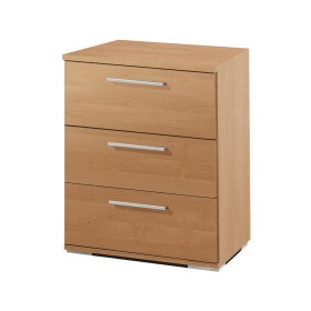 Table de Nuit Alexandra House Living Cerisier Métal Bois MDP 41 x 62 x 35 cm 3 tiroirs: Plus de 300.000 produits de grandes marq