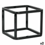 Support Inde Panier Multi-usages Métal 12 x 12 x 10 cm (2 Unités): Plus de 300.000 produits de grandes marques en vente directe 